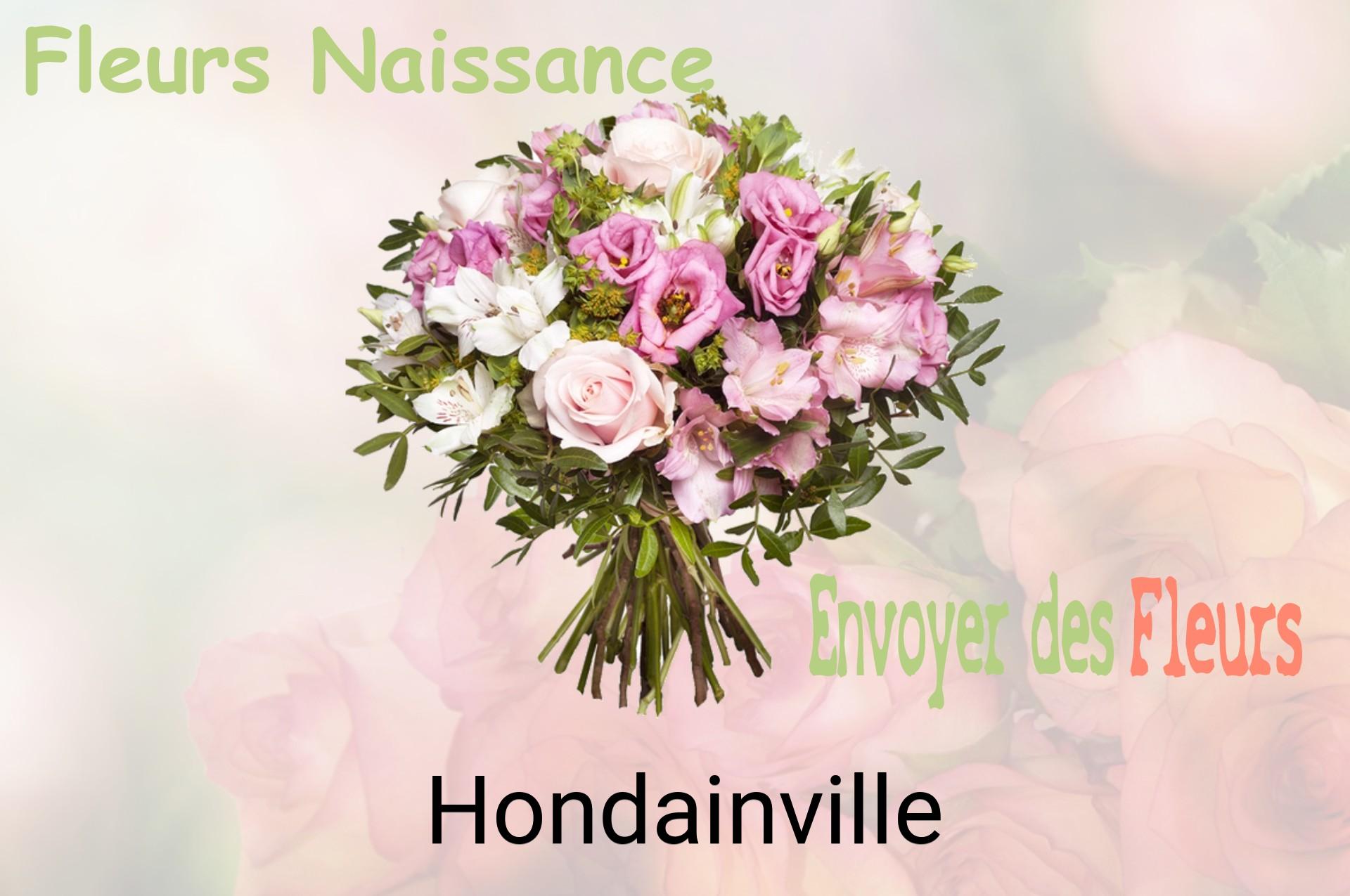 Bouquet de fleurs de naissance livré à Hondainville
